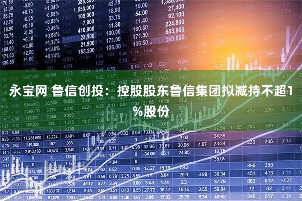 永宝网 鲁信创投：控股股东鲁信集团拟减持不超1%股份
